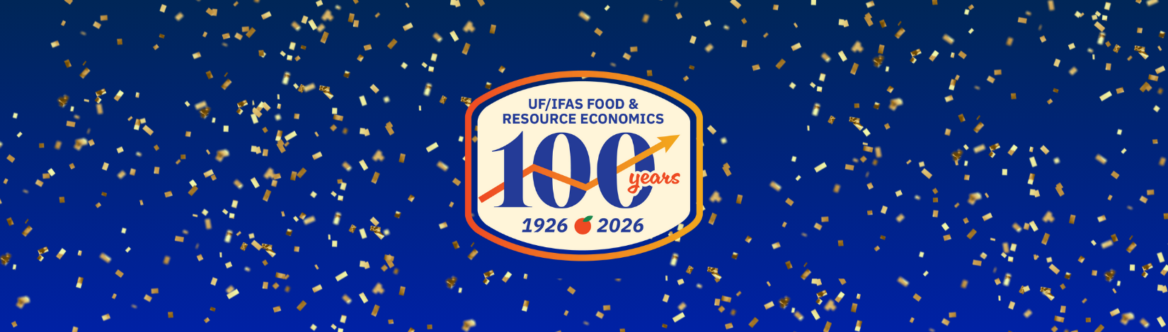 FRE Centennial Logo with Confetti in the Background